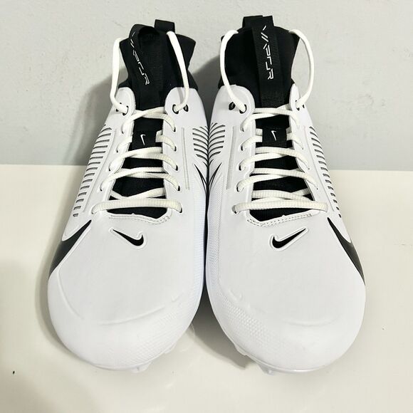 Nike Vapor Edge Pro 360 2 Carbon FF “White Black” Men’s Size 14 Football Cleats - Picture 3 of 8